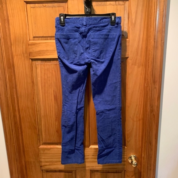 J. Crew Factory Matchstick Corduroy Pants in Blue Size 25S - Picture 3 of 5